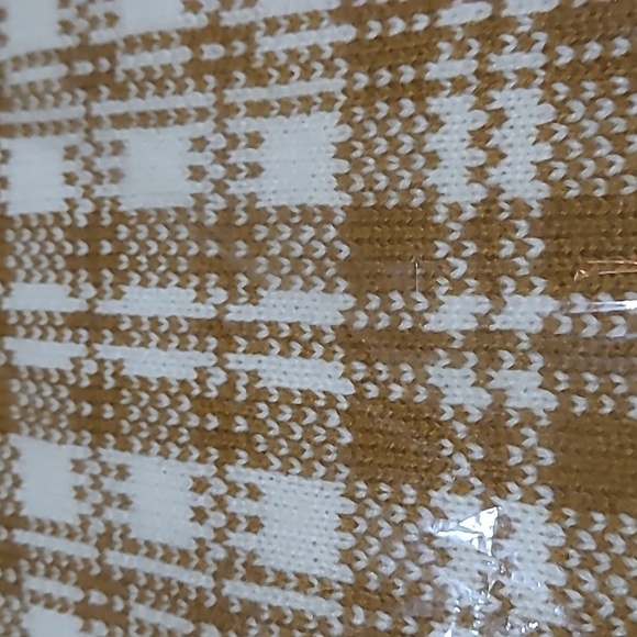 TIMBERLAND BUFFALO PLAID EMBROIDERED LOGO PATCH ACRYLIC ONE SIZE SCARF - Picture 3 of 9